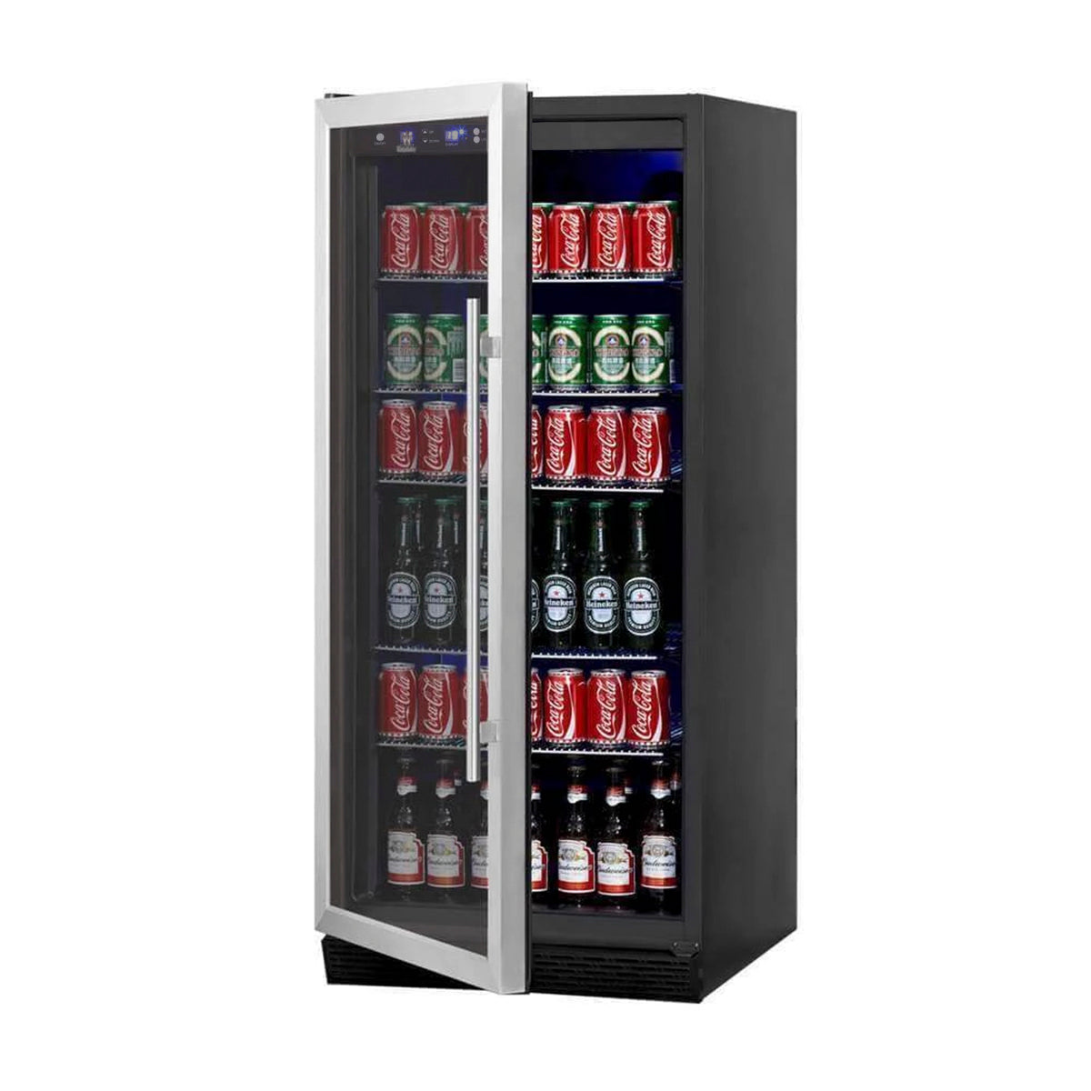 KingsBottle 36 inch Outdoor Beverage Refrigerator 2 Door