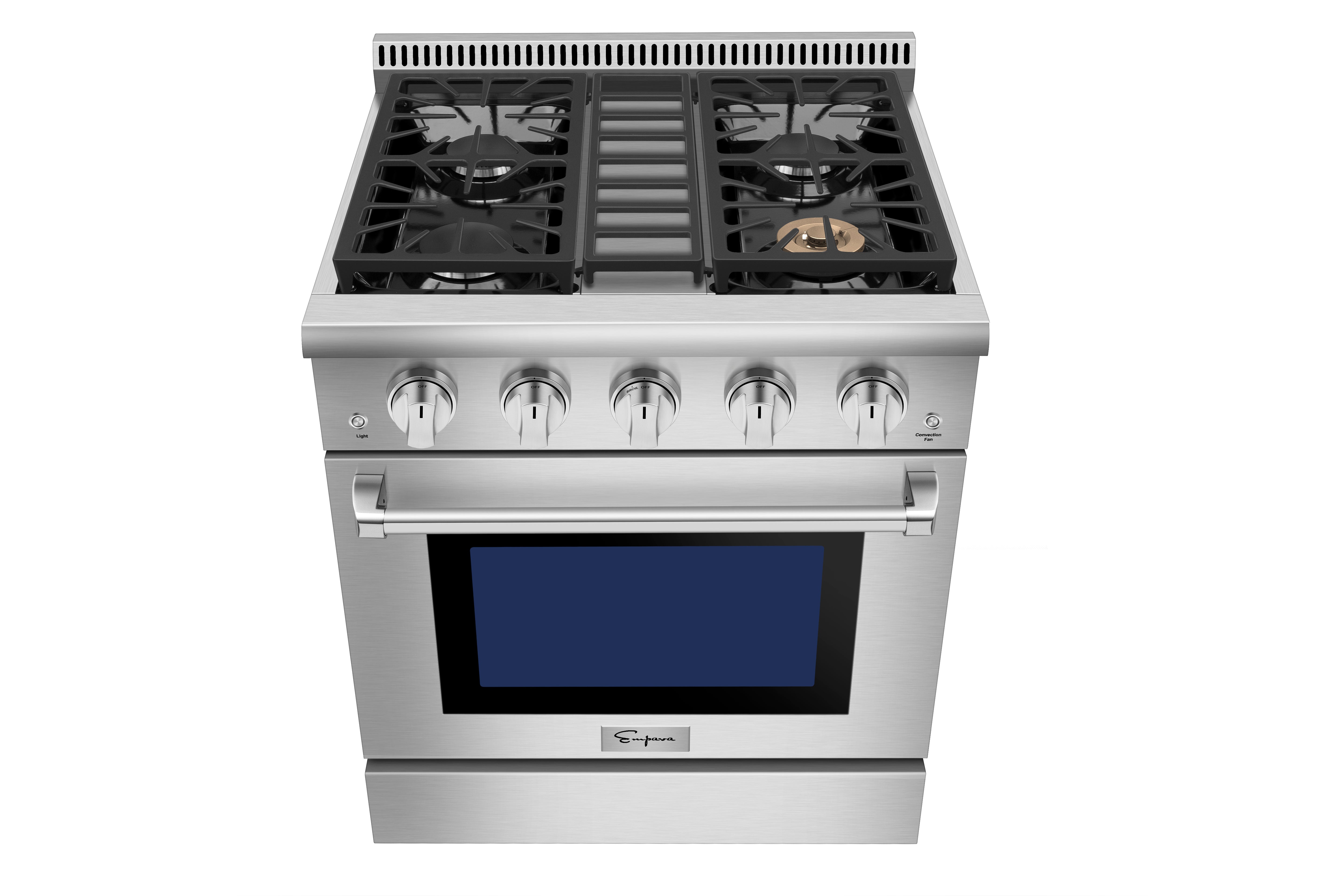 Empava 30 inch Freestanding Range Gas Cooktop and Oven