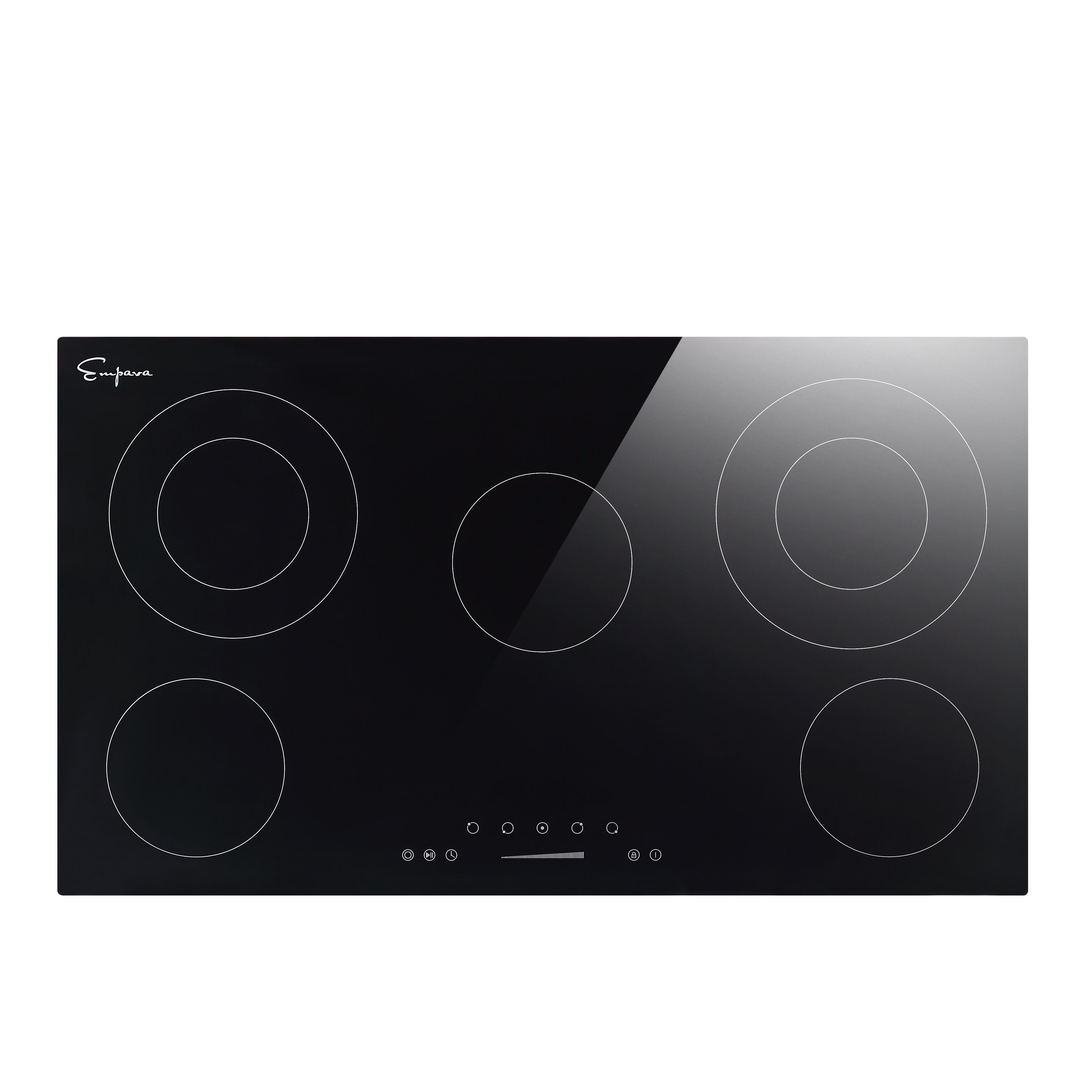 Empava 36 inch Black Electric Radiant Cooktop