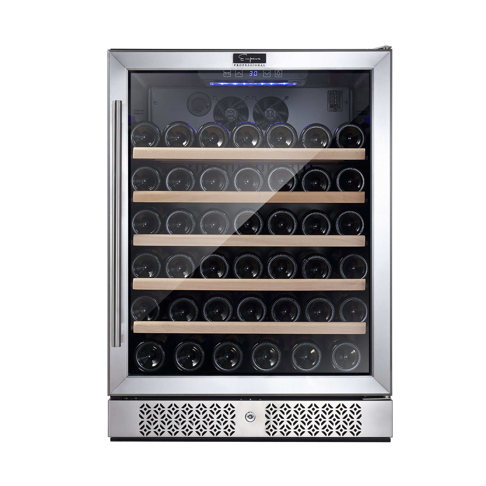 Empava 24 Inch Wine Cooler Wine Fridge 52 Bottles