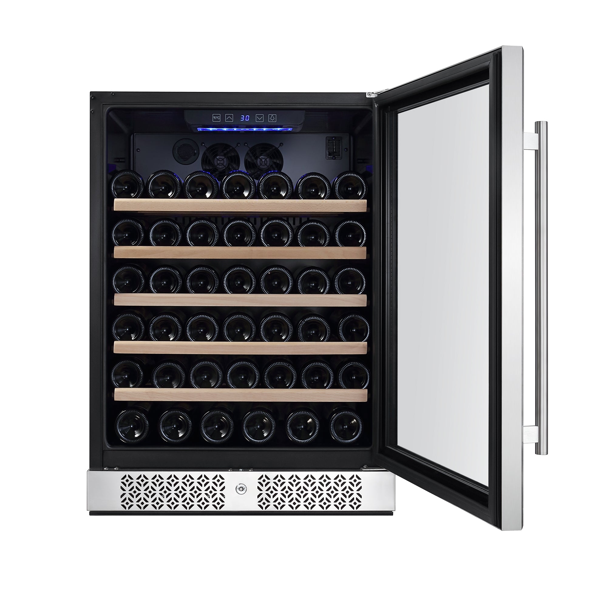 Empava 24 Inch Wine Cooler Wine Fridge 52 Bottles