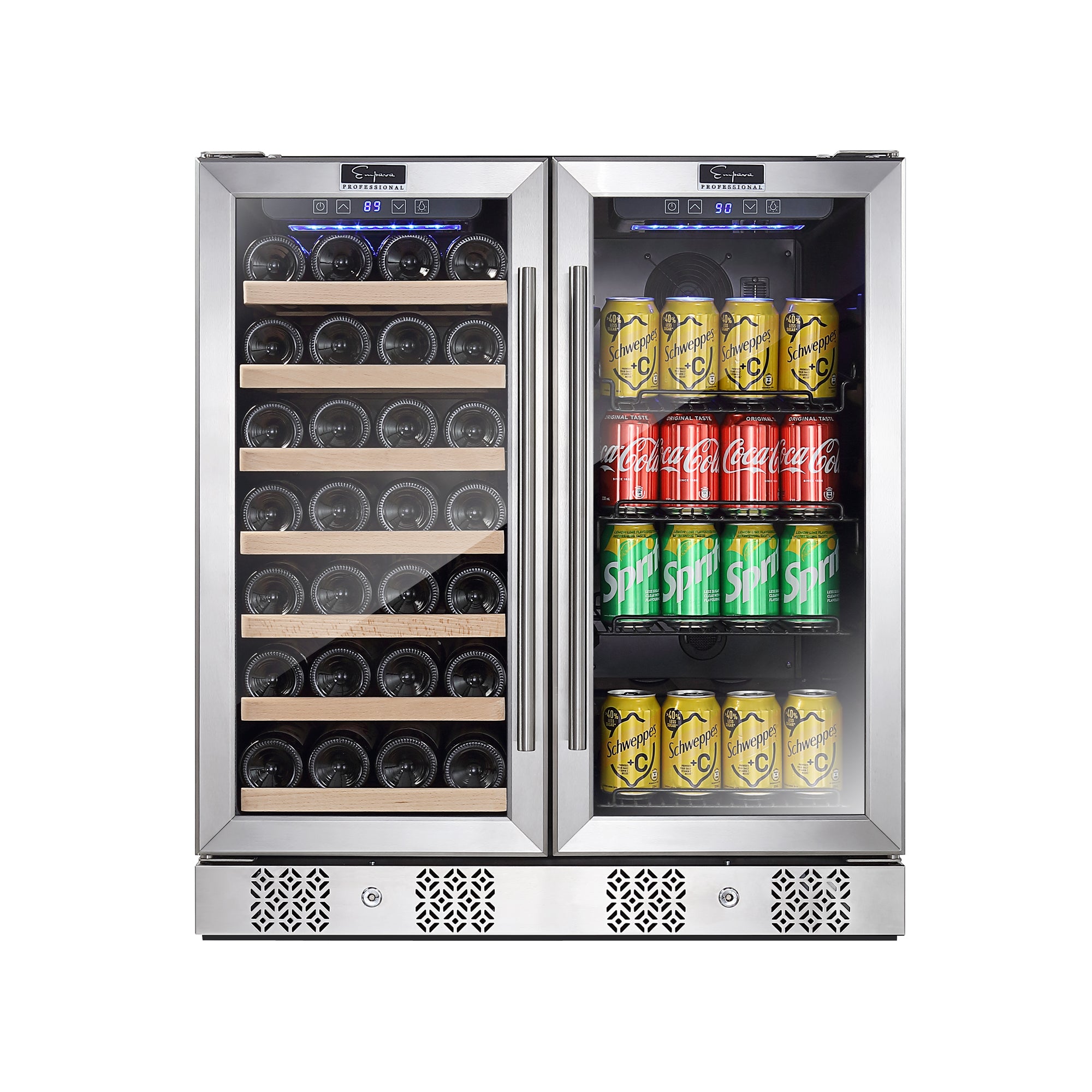 Empava Dual Zone Wine Cooler & Beverage Fridge