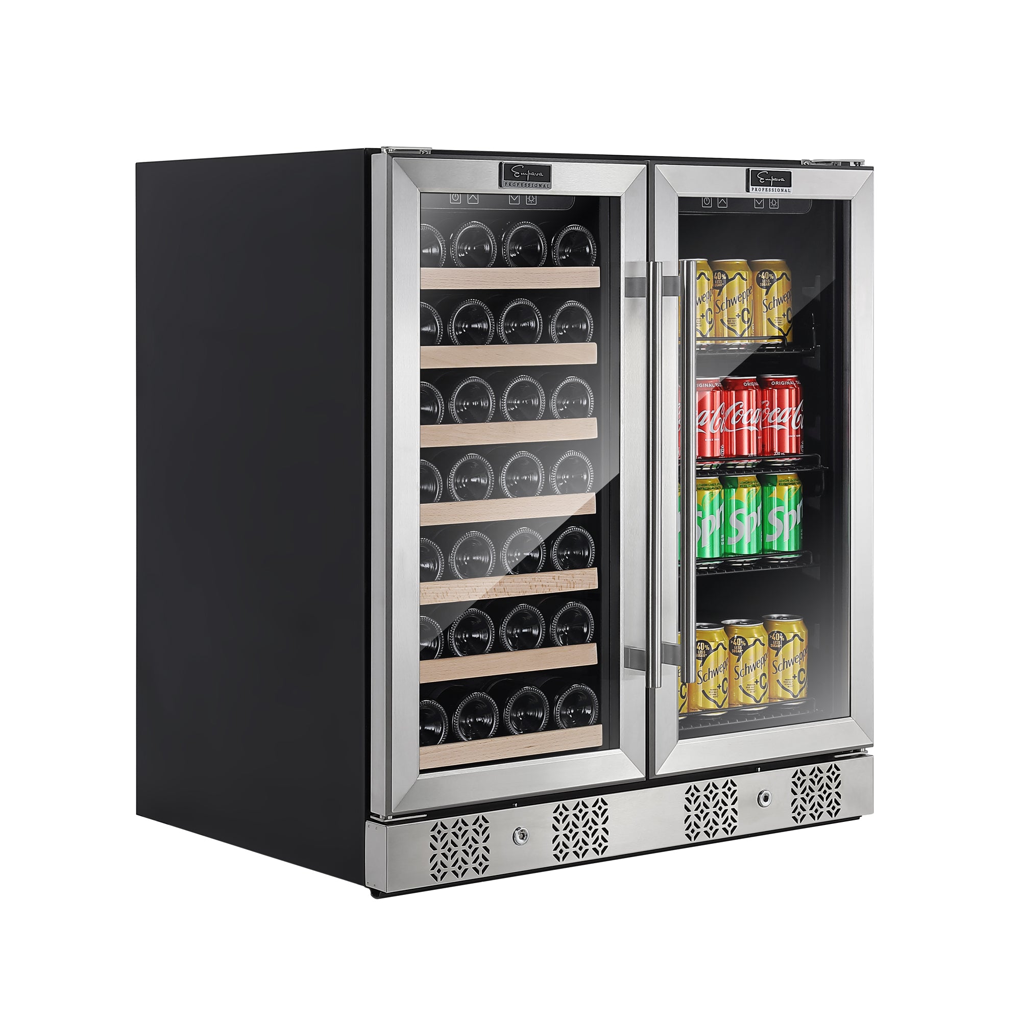 Empava Dual Zone Wine Cooler & Beverage Fridge