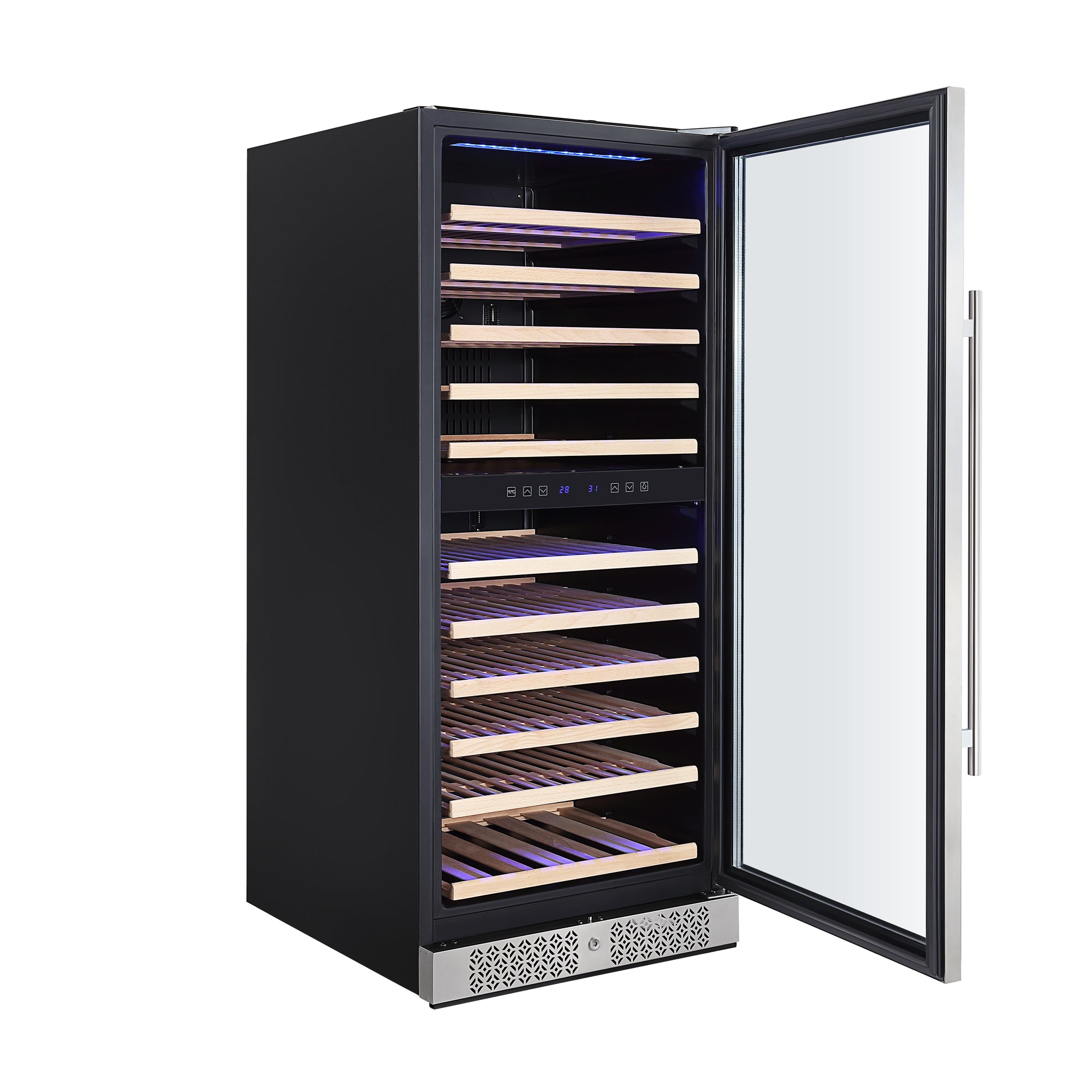 Empava Wine Refrigerator 55 Inch Tall Dual Zone Wine Fridge