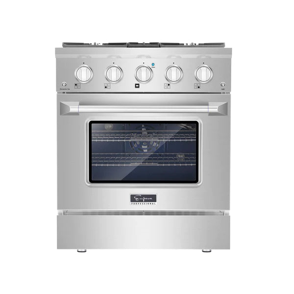 Empava 30 inch Pro-Style Slide-In Single Oven Gas Range