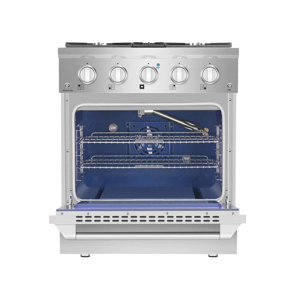 Empava 30 inch Pro-Style Slide-In Single Oven Gas Range