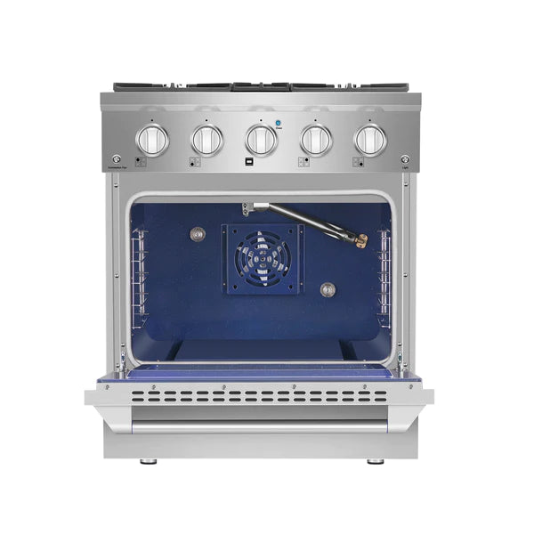 Empava 30 inch Pro-Style Slide-In Single Oven Gas Range