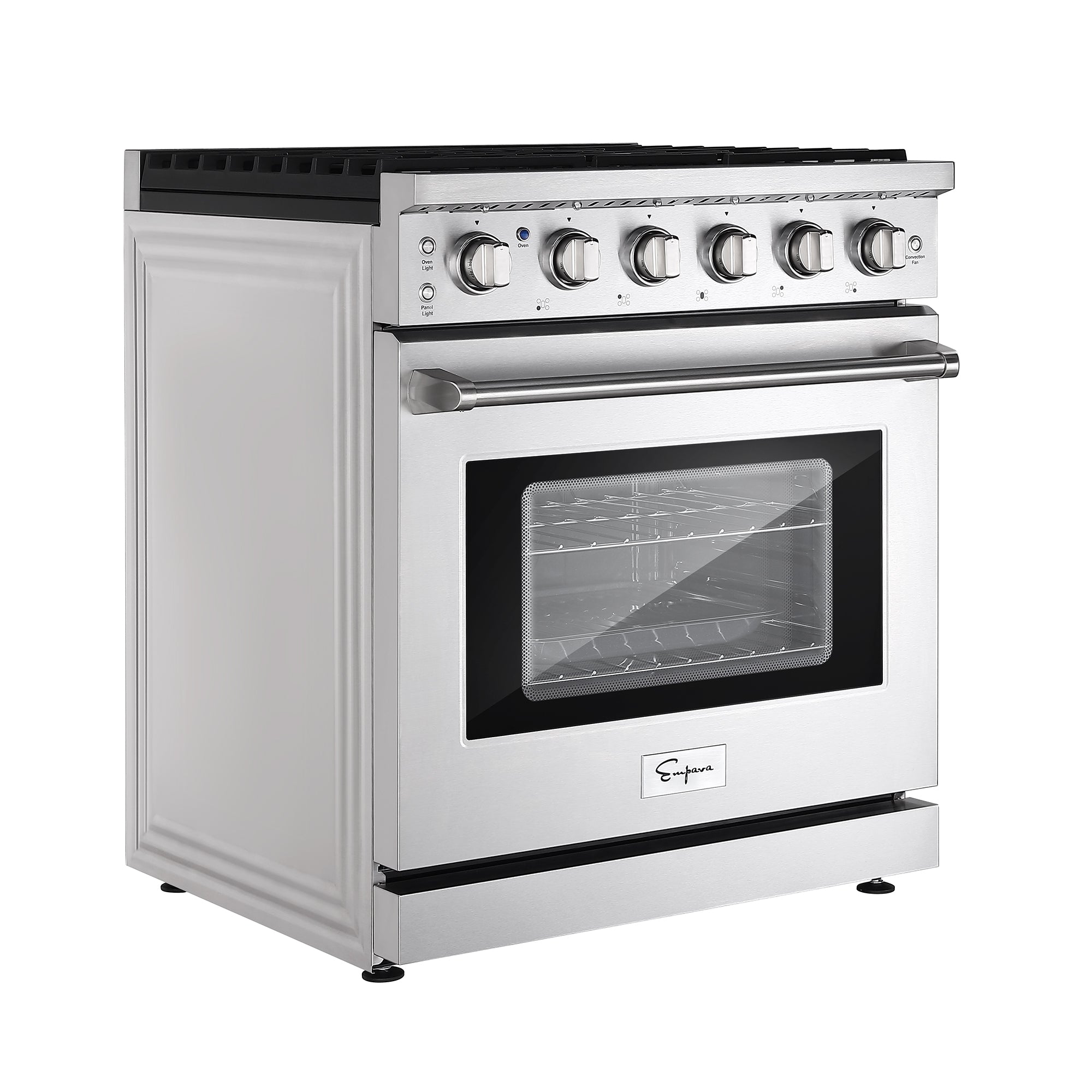 Empava 30 inch Pro-Style Slide-in Single Oven Gas Range