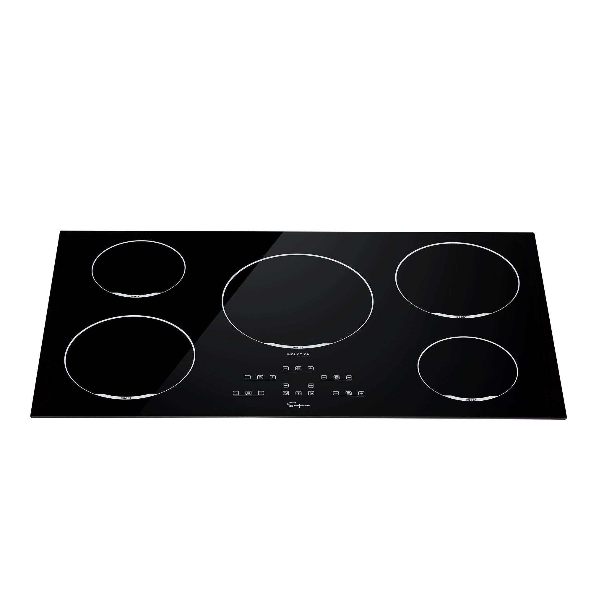 Empava 36 inch 5 Elements Black Induction Cooktop