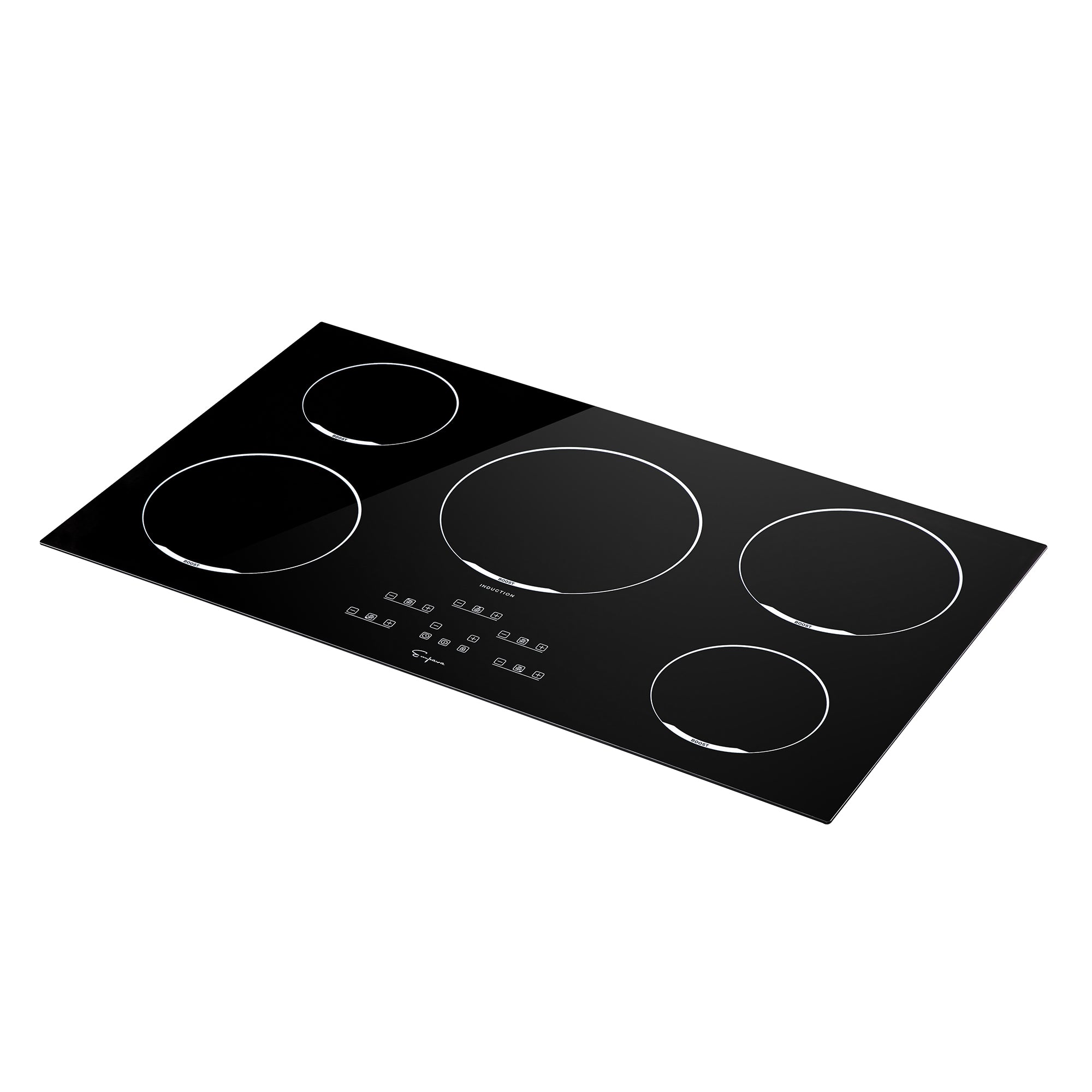 Empava 36 inch 5 Elements Black Induction Cooktop