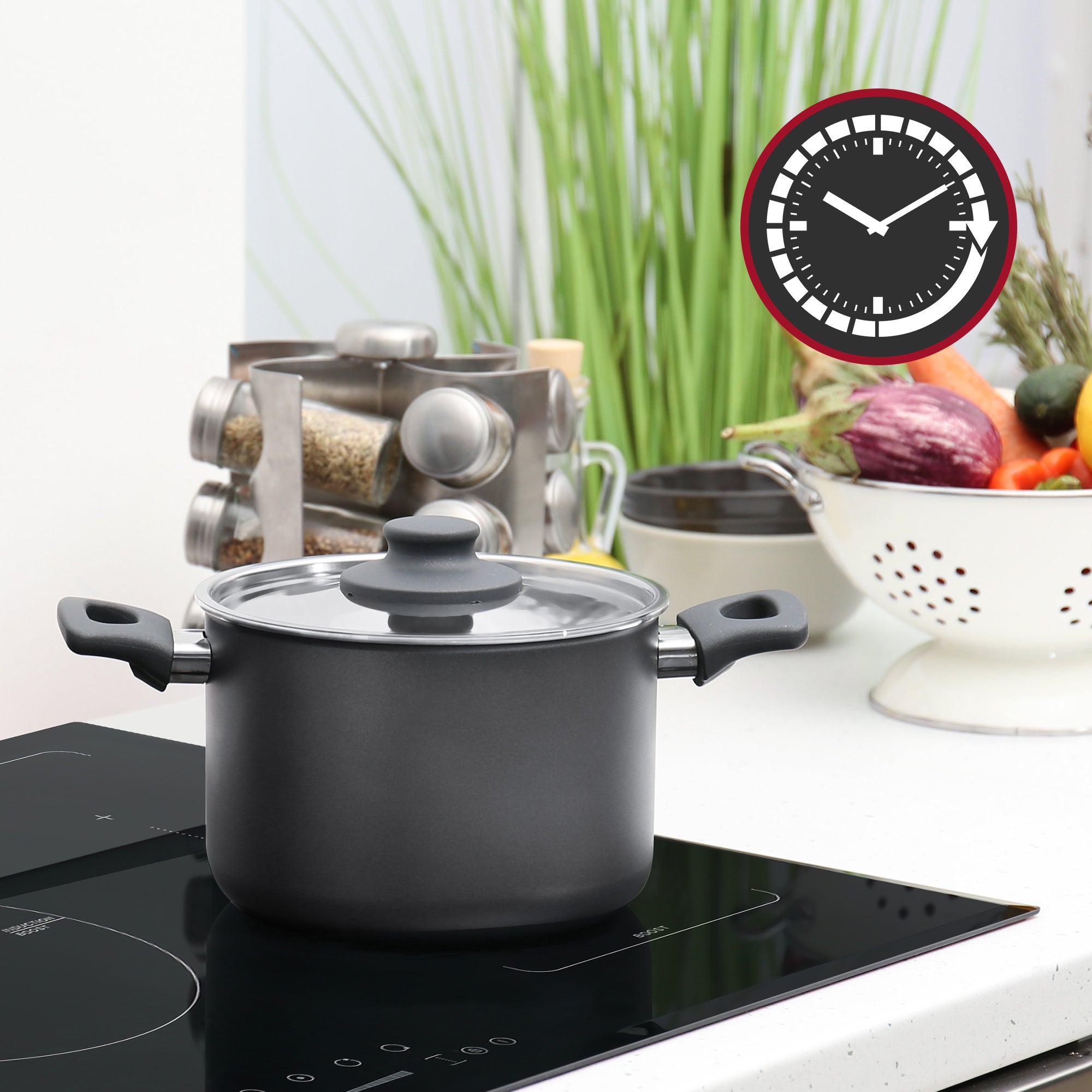 Empava 36 inch Black Electric Stove Induction Cooktop