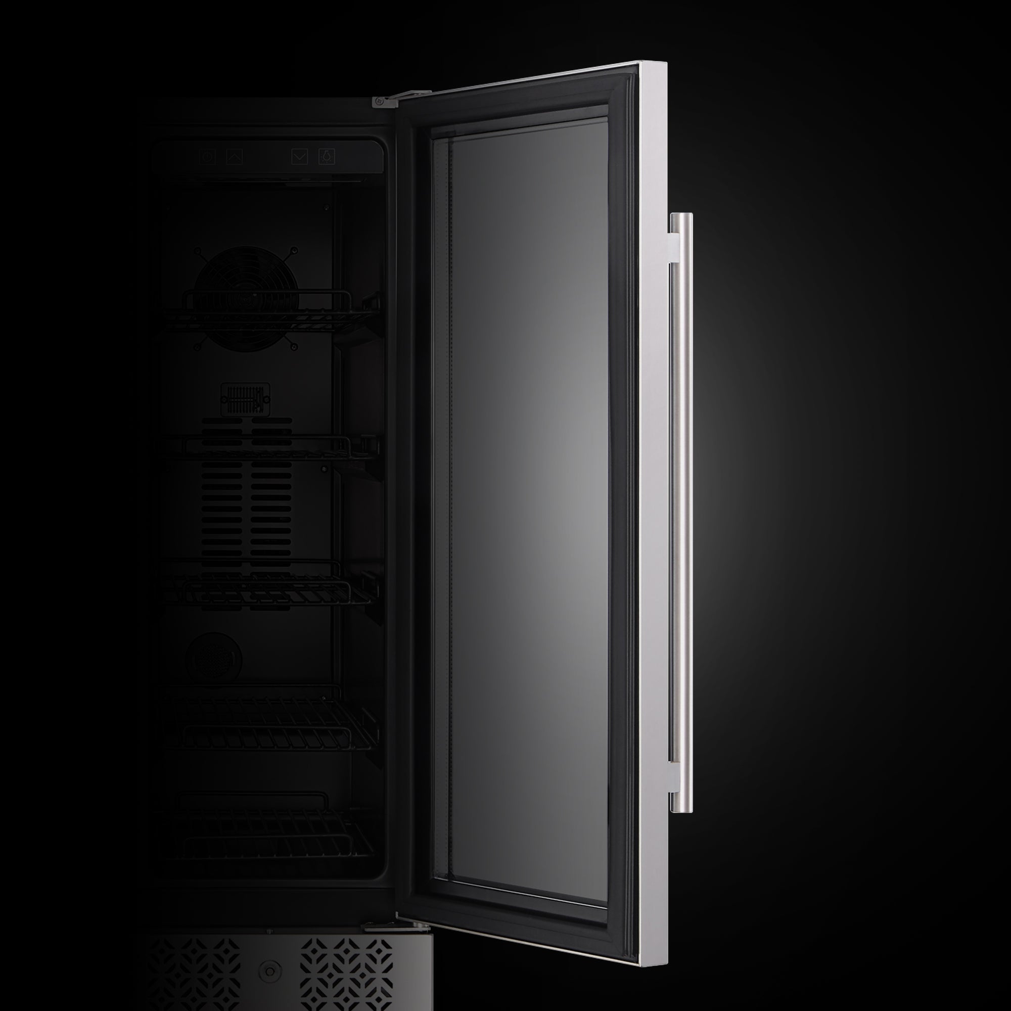 Empava 24 Inch Dual Zone Wine Cooler & Beverage Fridge