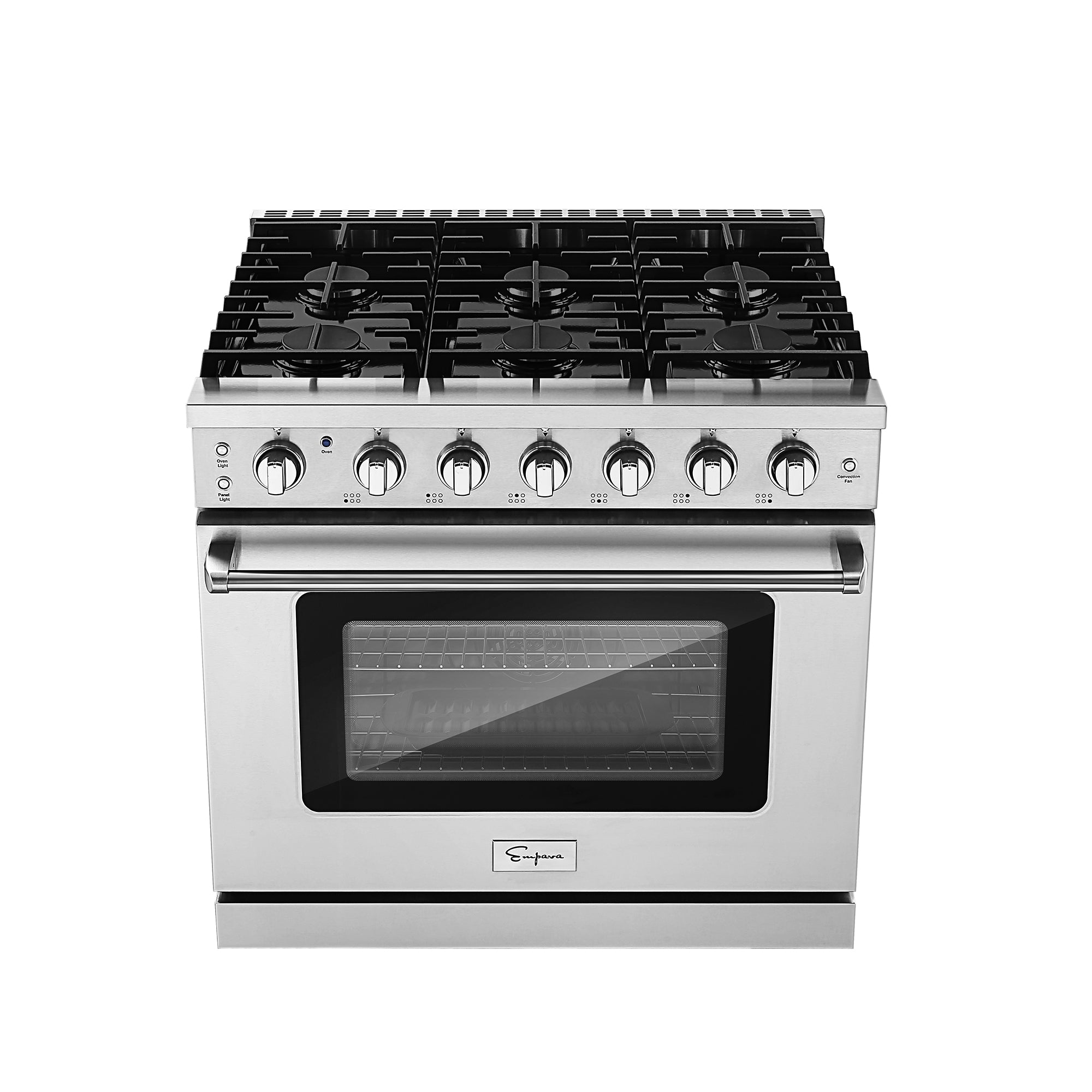 Empava 36 inch Pro-Style Slide-in Single Oven Gas Range