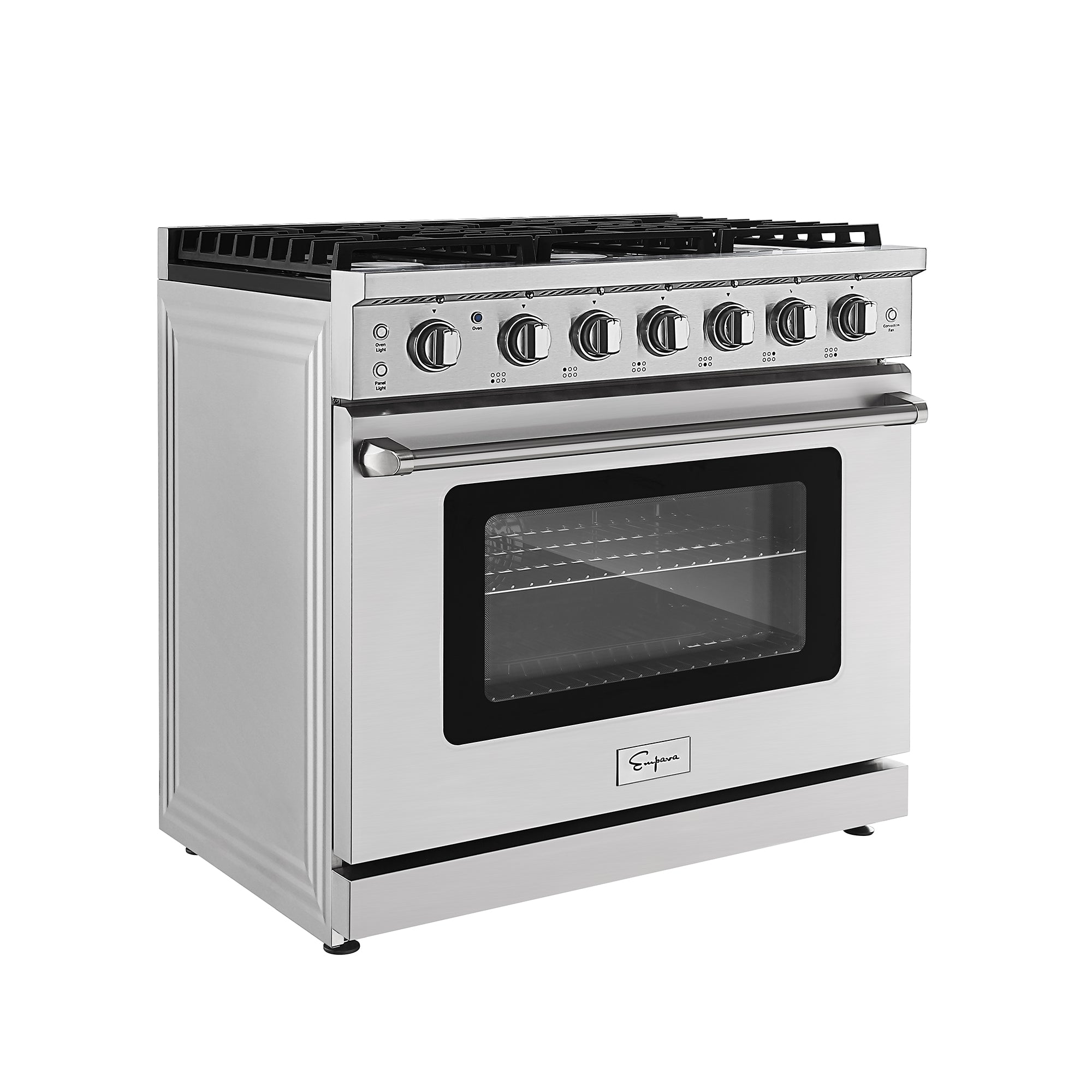 Empava 36 inch Pro-Style Slide-in Single Oven Gas Range