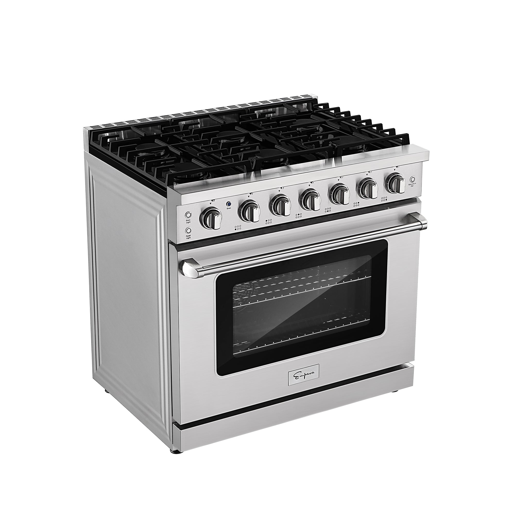 Empava 36 inch Pro-Style Slide-in Single Oven Gas Range