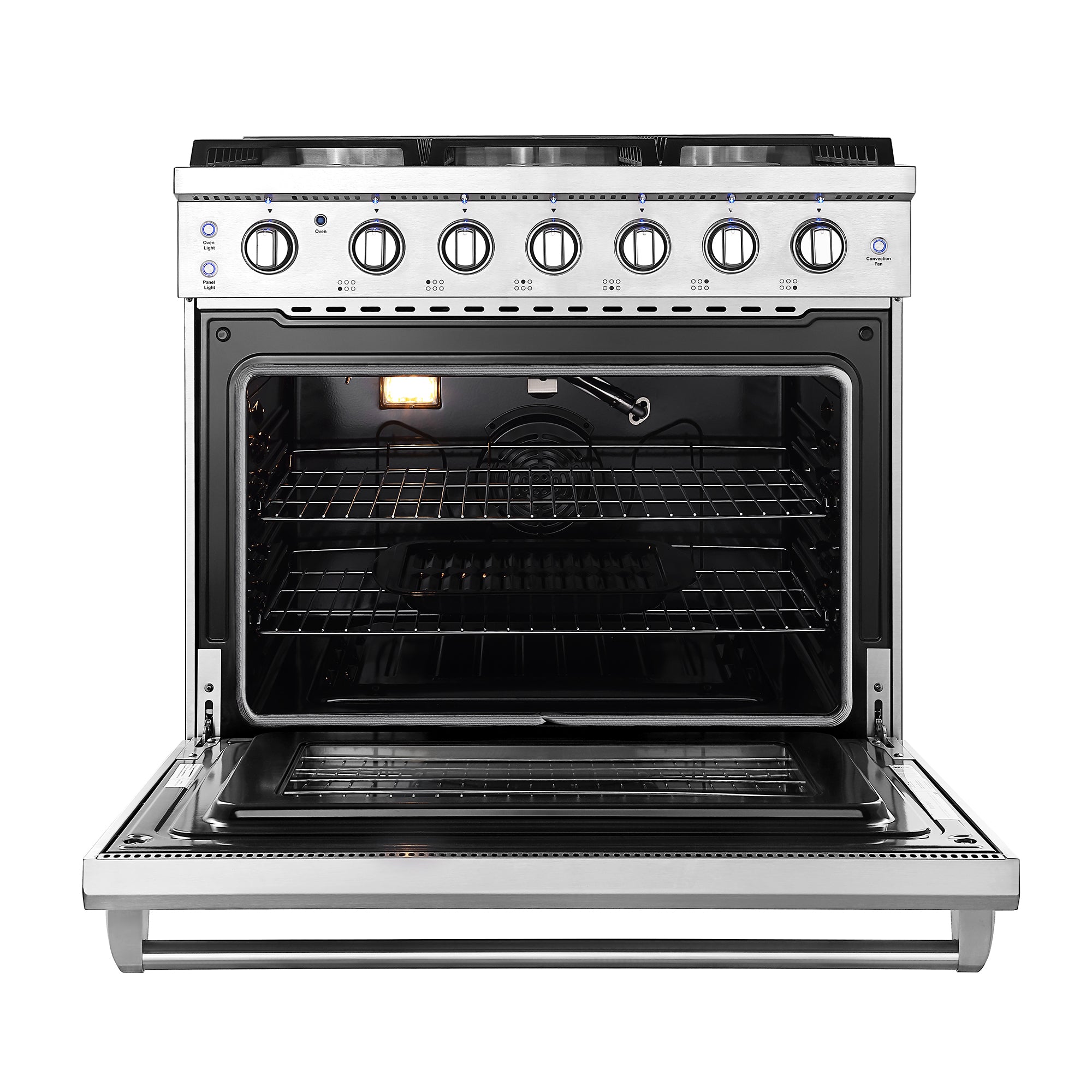 Empava 36 inch Pro-Style Slide-in Single Oven Gas Range