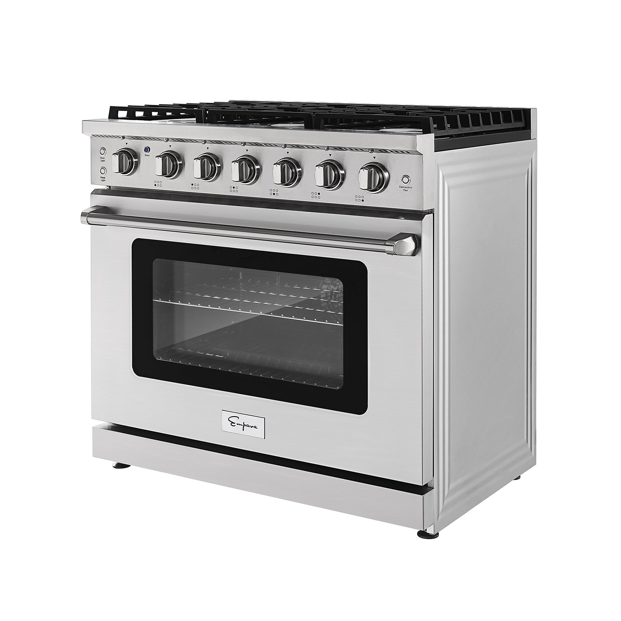 Empava 36 inch Pro-Style Slide-in Single Oven Gas Range