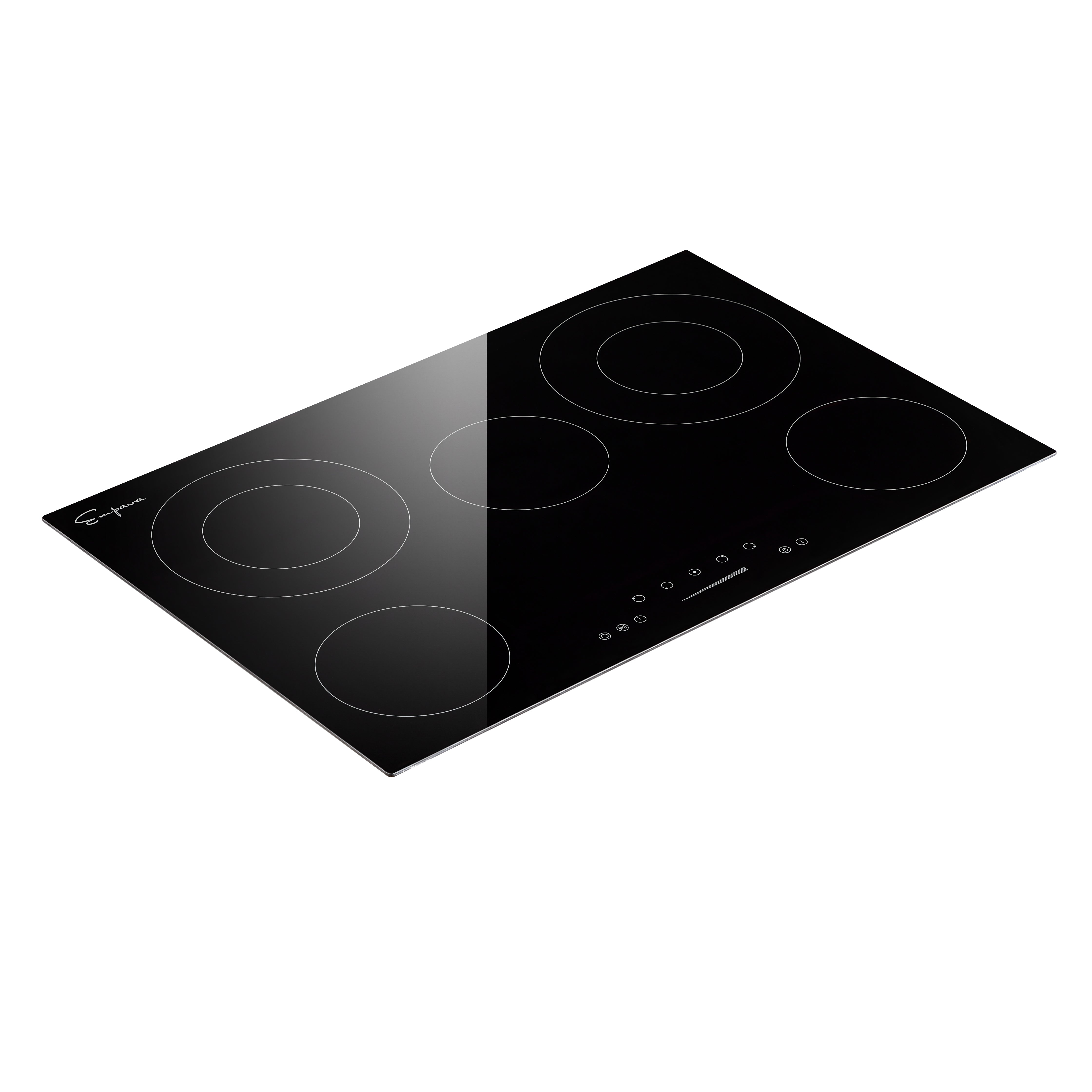 Empava 30 inch Black Electric Radiant Cooktop