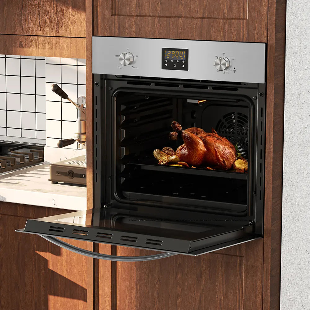 Empava 24 inch 2.3 Cu. Ft. Single Gas Wall Oven - Only For Natural Gas