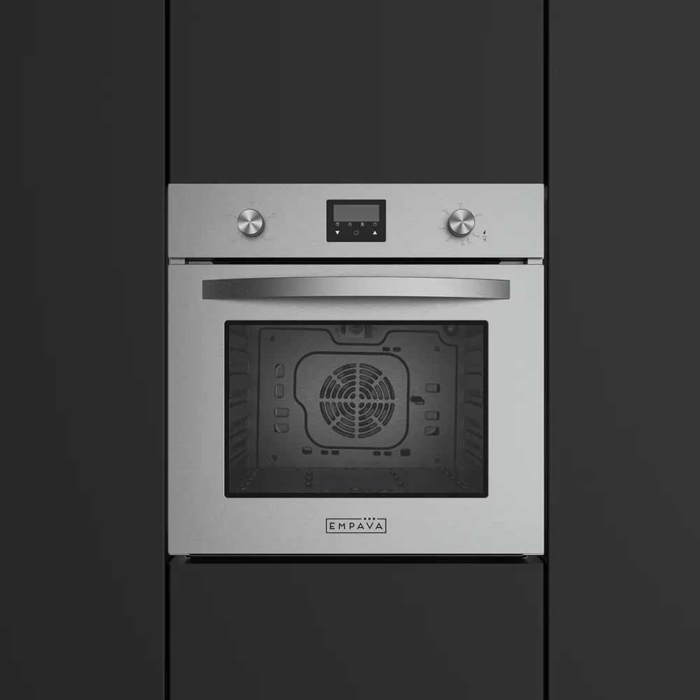 Empava 24 inch 2.3 Cu. Ft. Single Gas Wall Oven - Only For Natural Gas