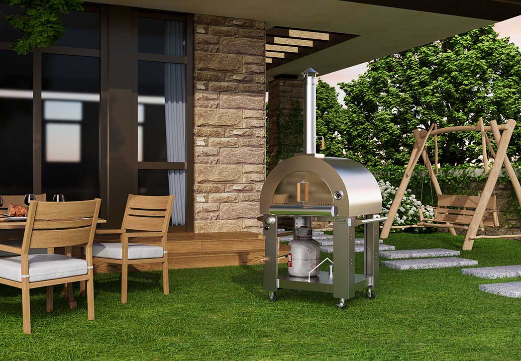 Empava Outdoor Wood Fired and Gas Pizza Oven