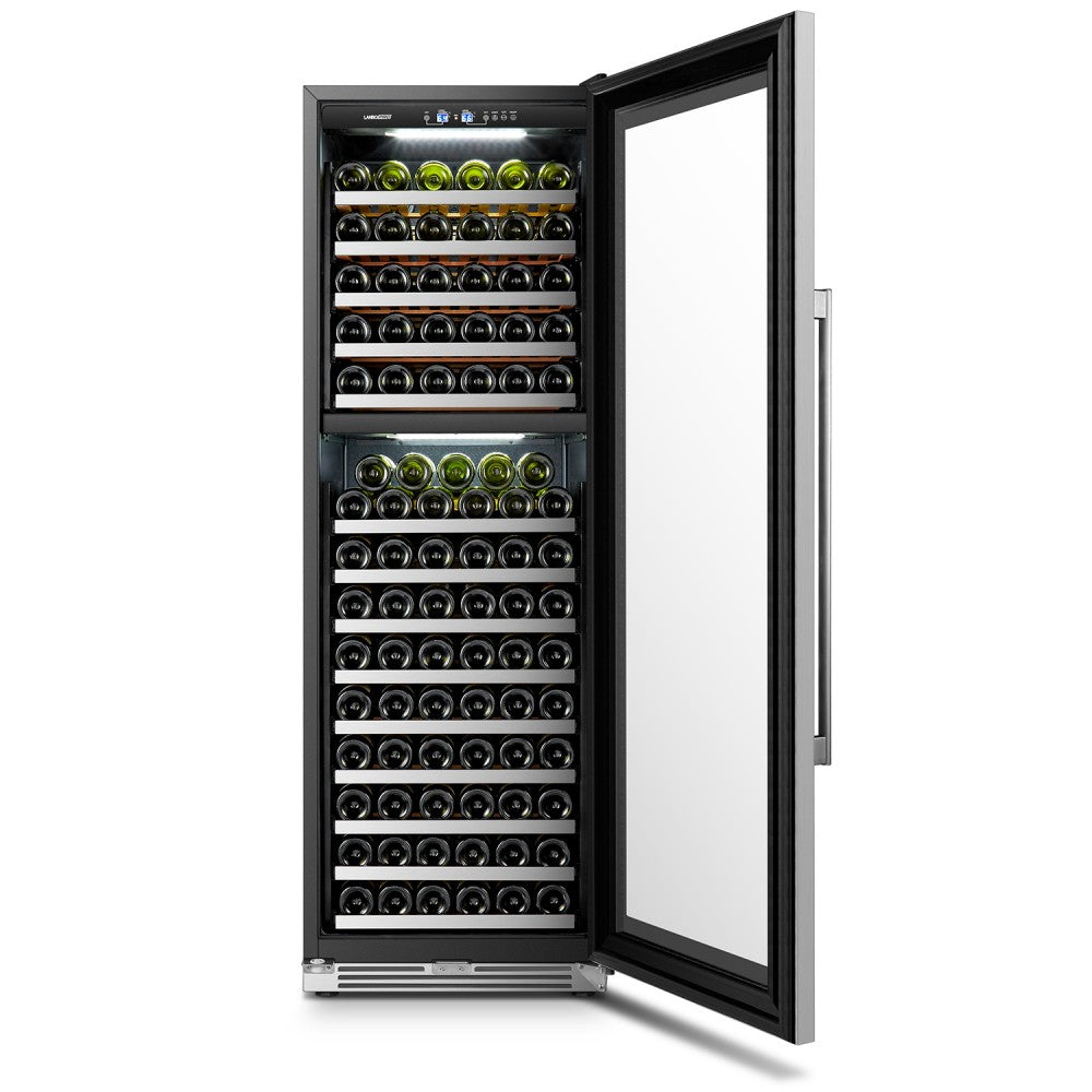 CC Lanbo Pro 153 bottles dual zone wine cooler  - LP168D 4