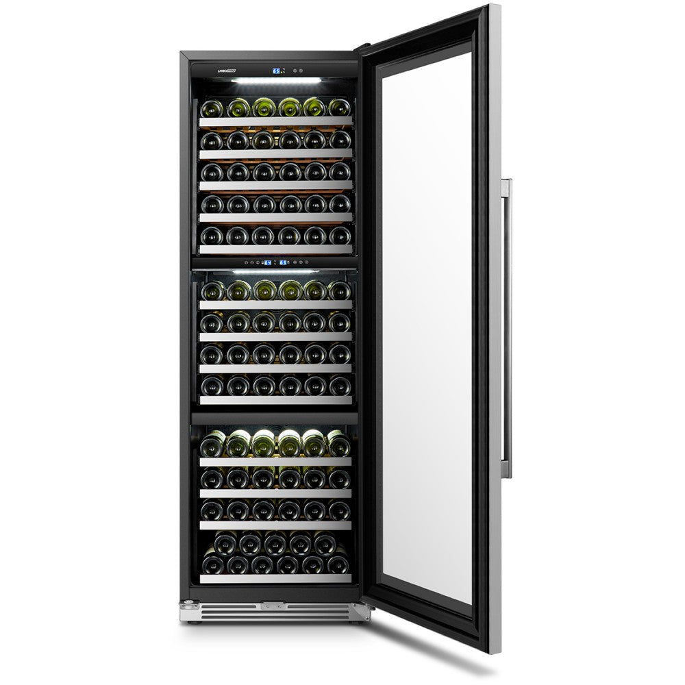 CC Lanbo Pro 143 bottles triple zone wine cooler - LP168T 7