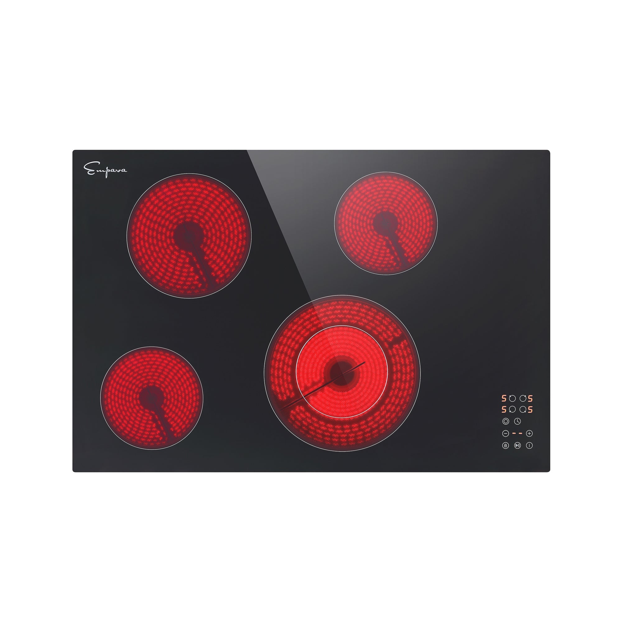 Empava 30 inch Black Electric Radiant Cooktop