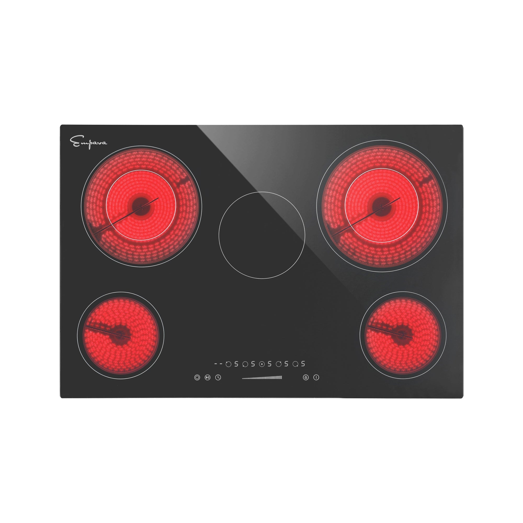 Empava 30 inch Black Electric Radiant Cooktop