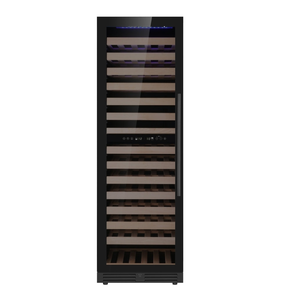 CC KingsBottle Upright Low-E Glass Door Dual Zone Large Wine Cooler KBU425DX-FG RHH 3