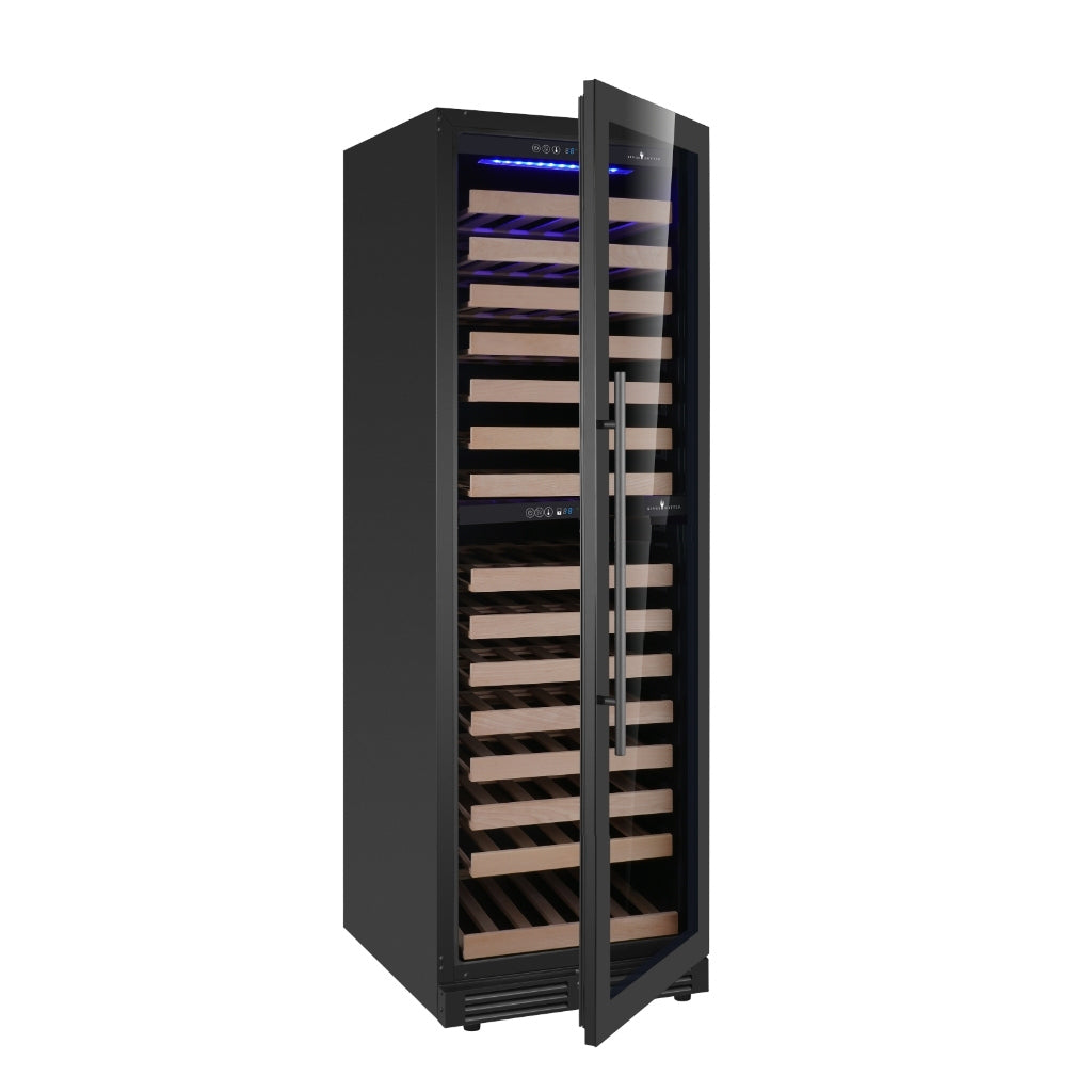 CC KingsBottle Upright Low-E Glass Door Dual Zone Large Wine Cooler KBU425DX-FG RHH 1