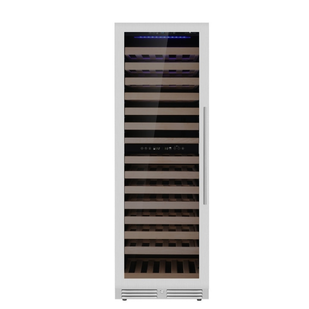 CC KingsBottle Upright Low-E Glass Door Dual Zone Large Wine Cooler KBU425DX-FG RHH 5