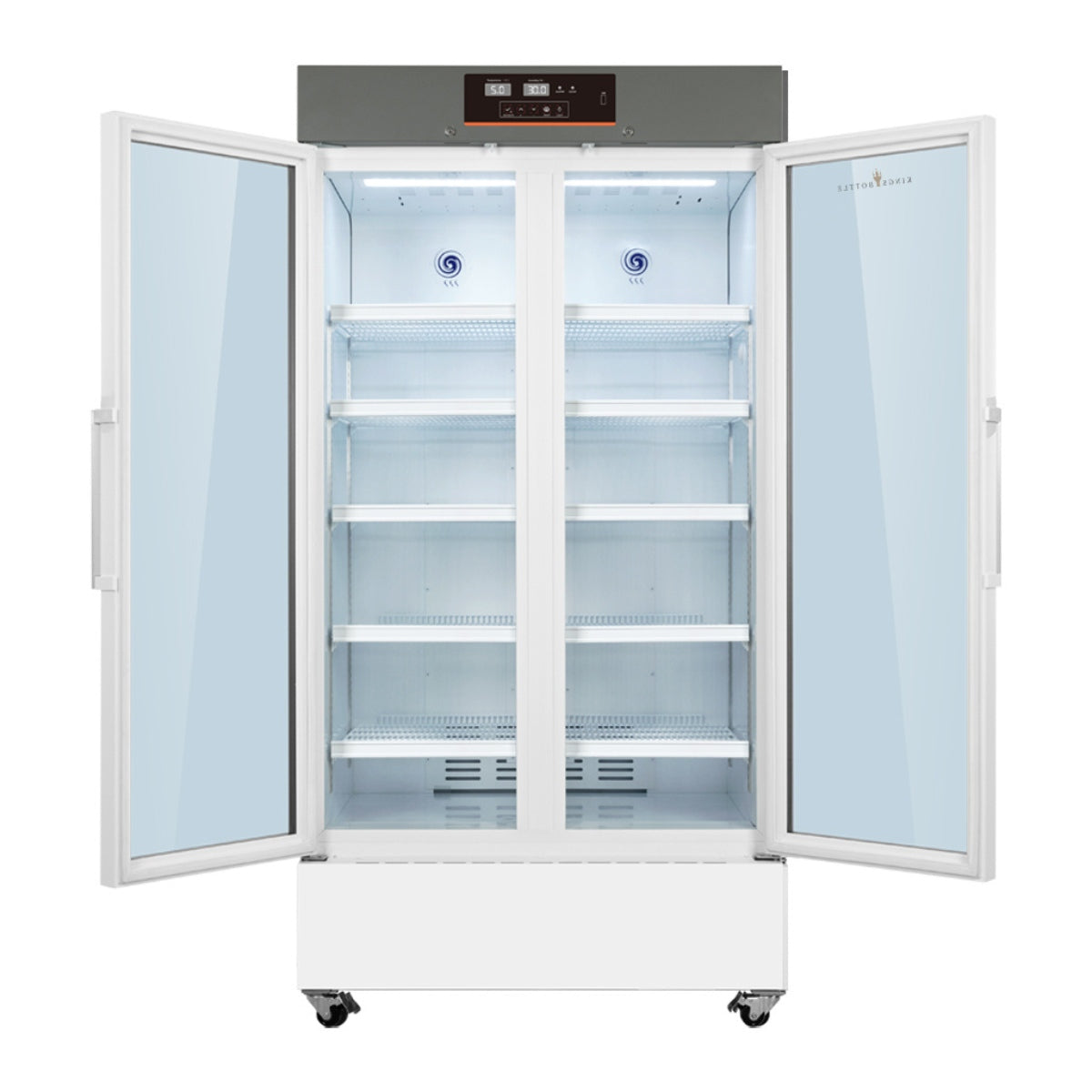 KingsBottle 2℃～8℃ 756L Upright 2-Door Medical Fridge & Lab Refrigerator