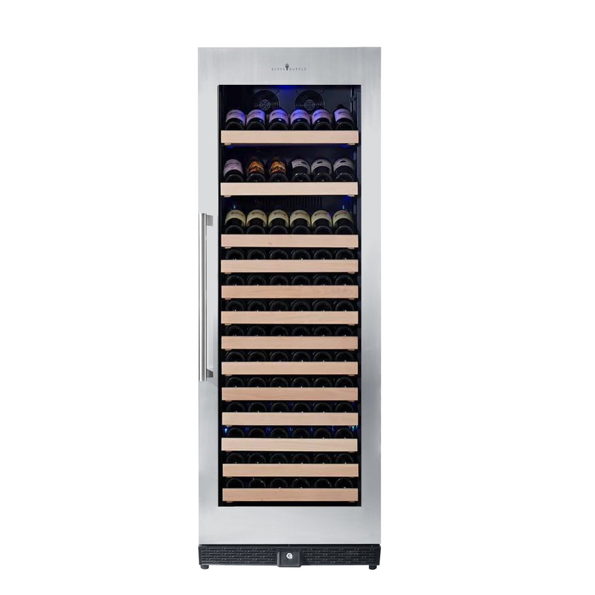 CC KingsBottle 166 Bottle Large Wine Cooler Refrigerator Drinks Cabinet KBU170WX-SS RHH 1