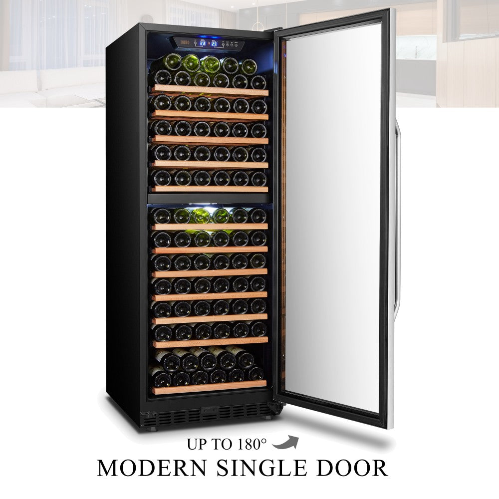 CC Lanbo 138 bottles dual zone wine cooler- LW142D 10