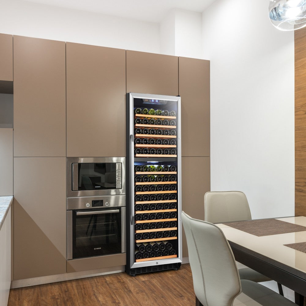 CC Lanbo 160 bottles dual zone wine cooler - LW165D 3