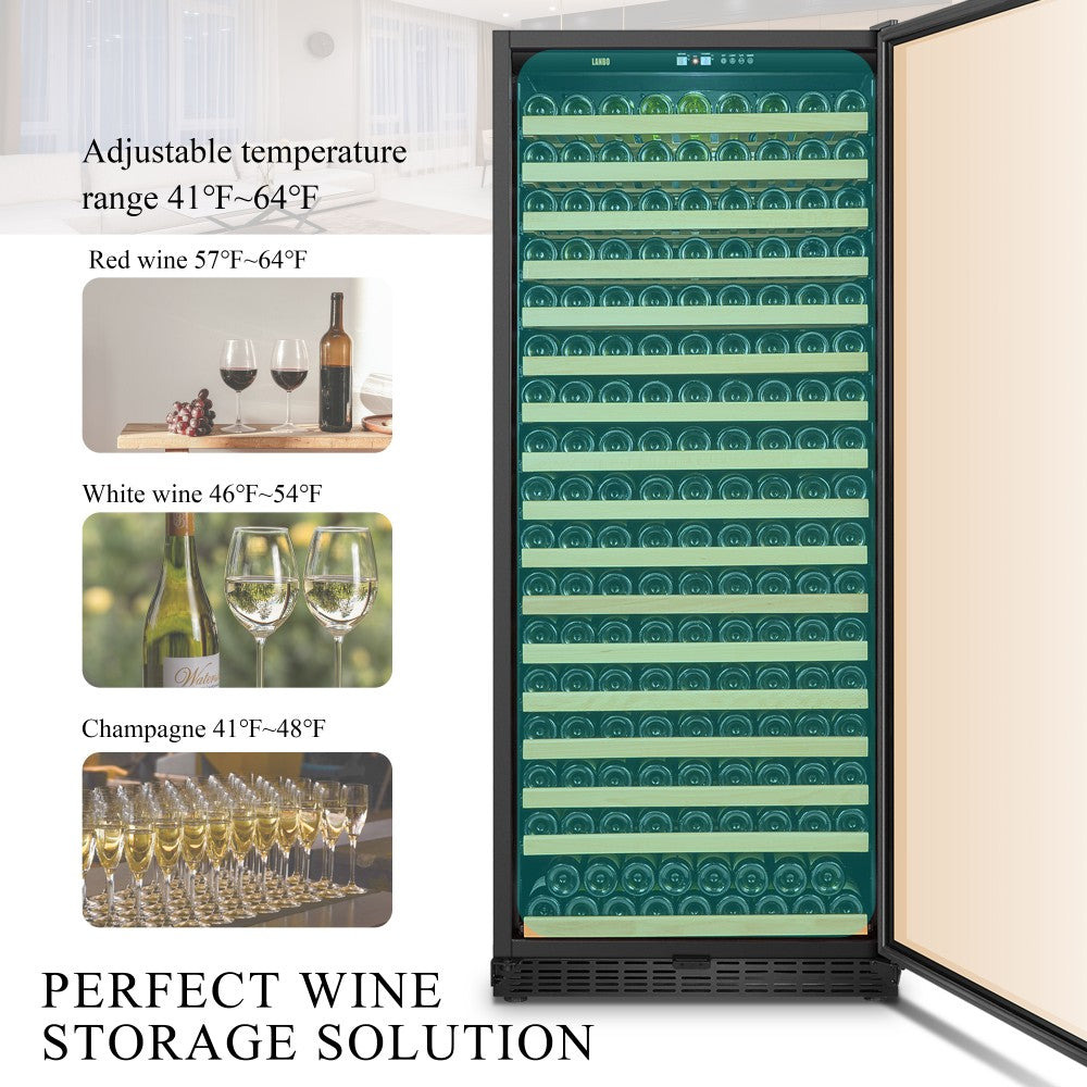 CC Lanbo 289 bottles single zone wine cooler - LW321S 7