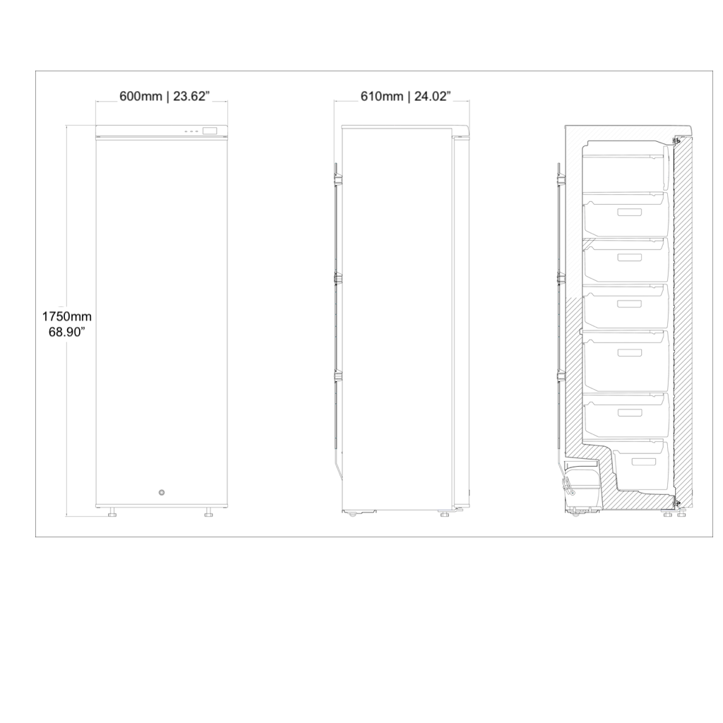 CC KingsBottle '-10~-25°C 270L Biomedical Freezer MLF270 4