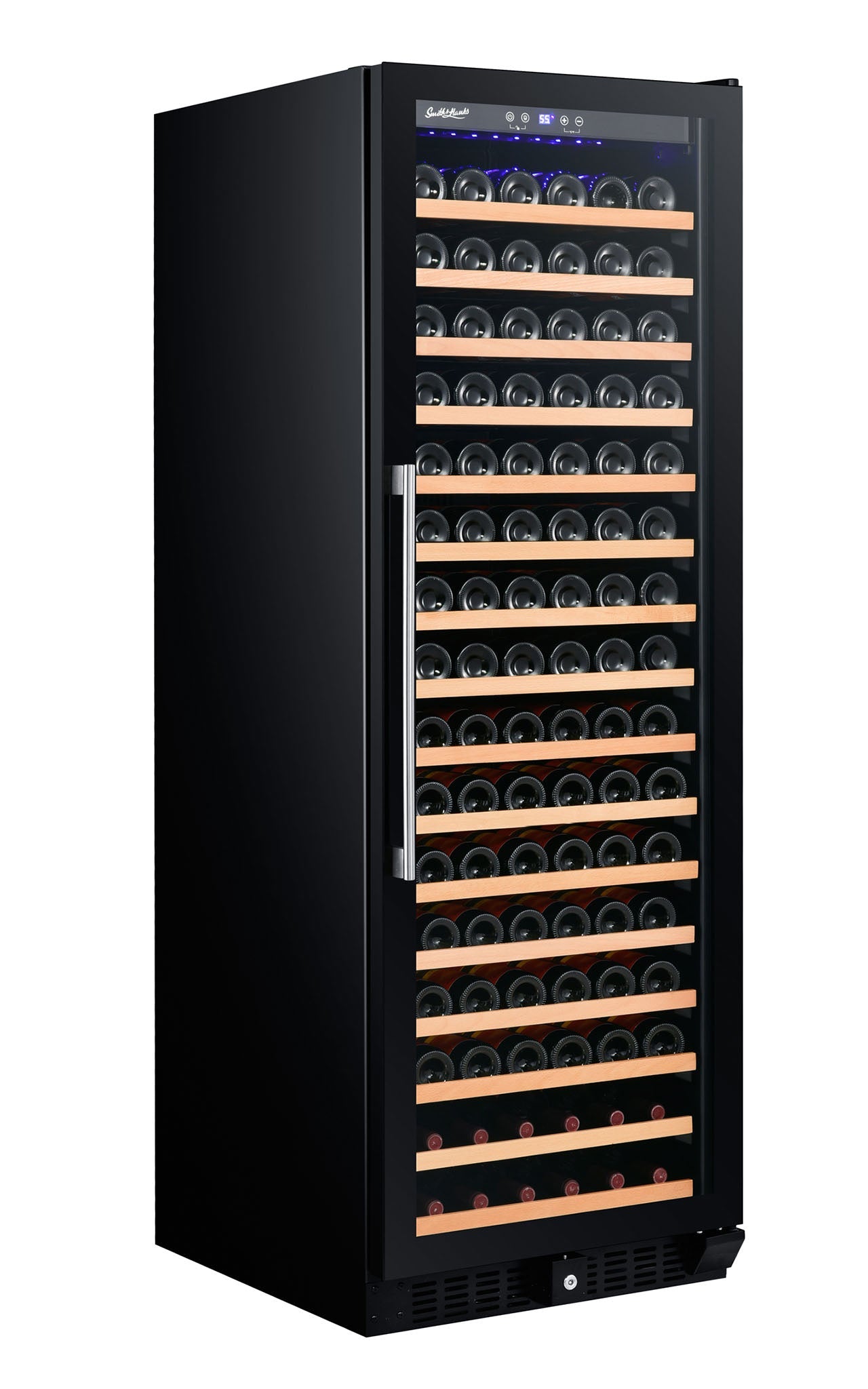 CC Smith & Hanks 166 Bottle Single Zone Black Glass Wine Refrigerator RE100014 3