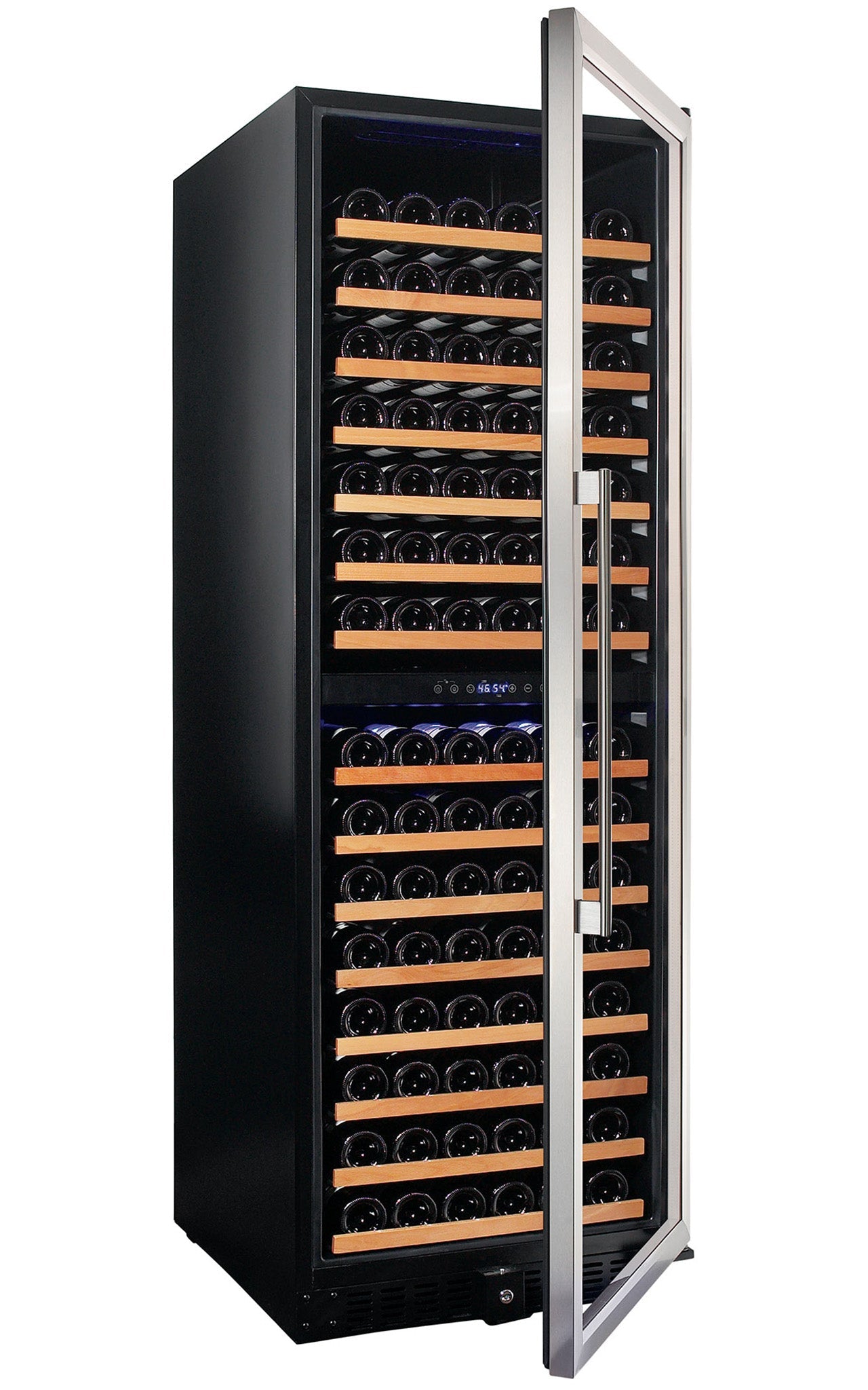 CC Smith & Hanks 166 Bottle Dual Zone Stainless Steel Wine Refrigerator RE100004 3