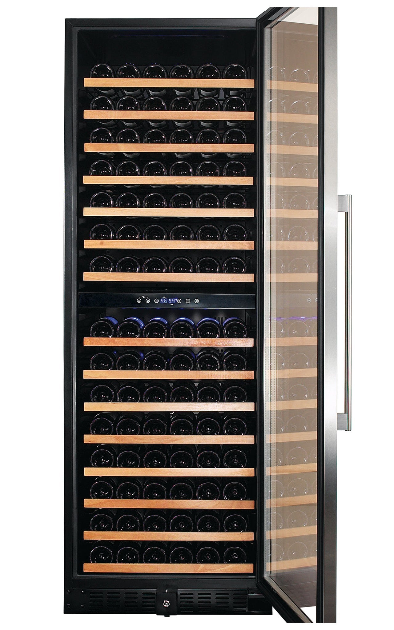 CC Smith & Hanks 166 Bottle Dual Zone Stainless Steel Wine Refrigerator RE100004 4