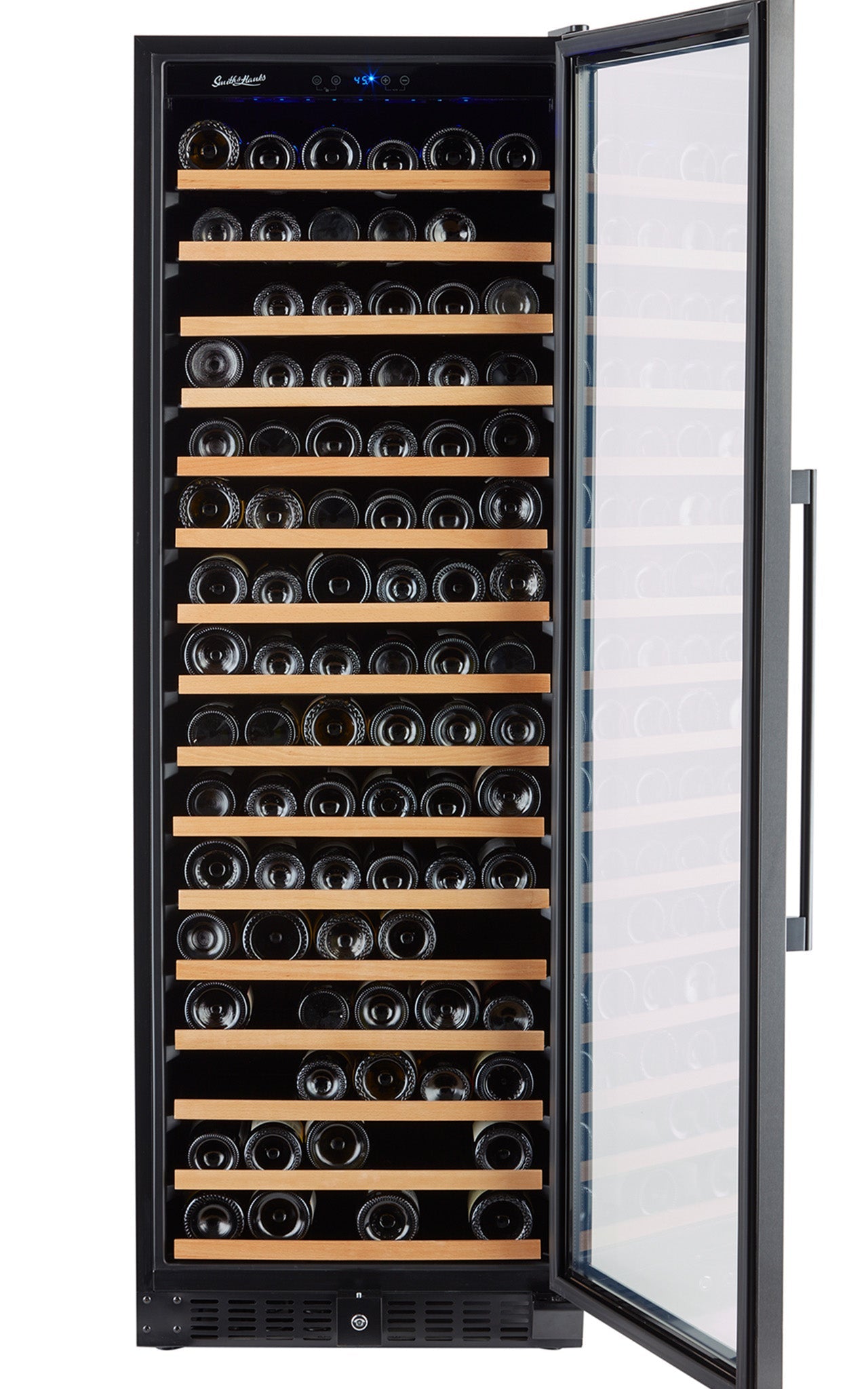 CC Smith & Hanks 166 Bottle Black Stainless Wine Refrigerator, Single Zone RE55003 4